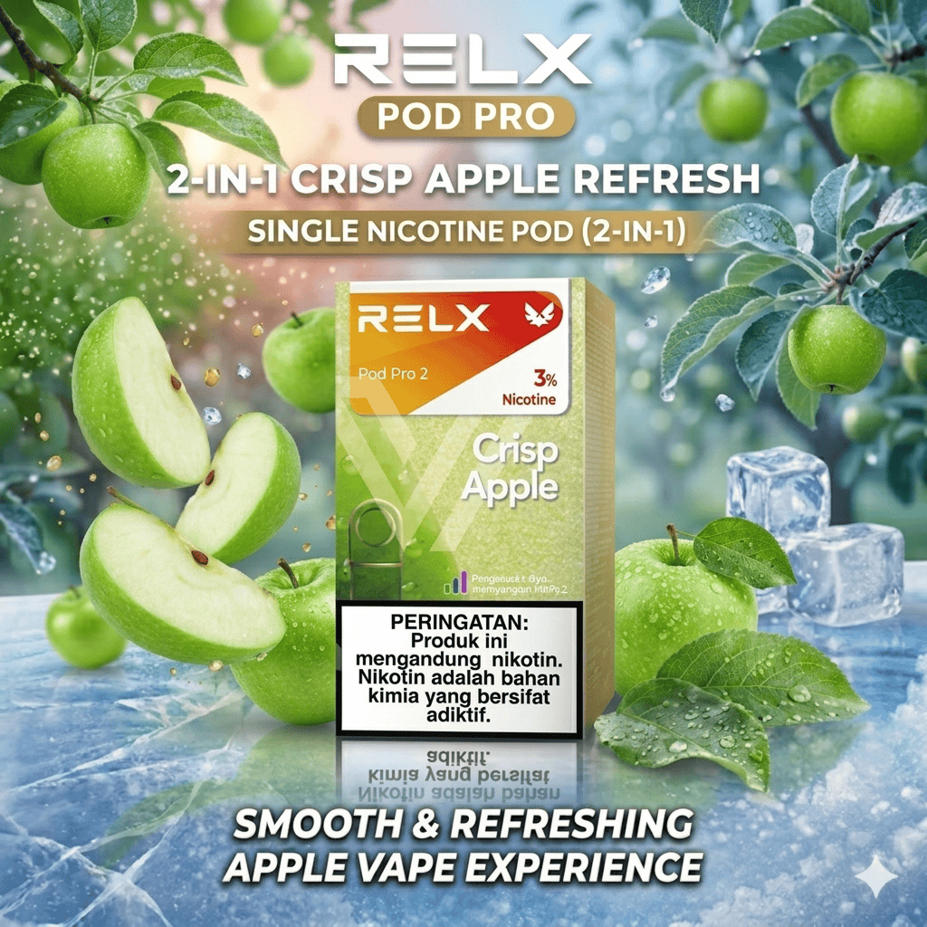 Relx Pod Pro 2 - Crisp Apple 3%